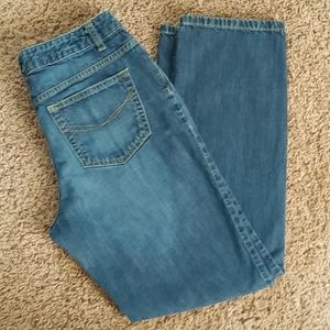 J. Jill Blue Denim Boyfriend Five Pocket Jeans